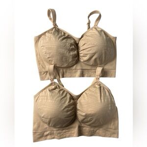 Kindred Bravely Sublime Hands Free Pumping & Nursing Bra 2X Lot of 2